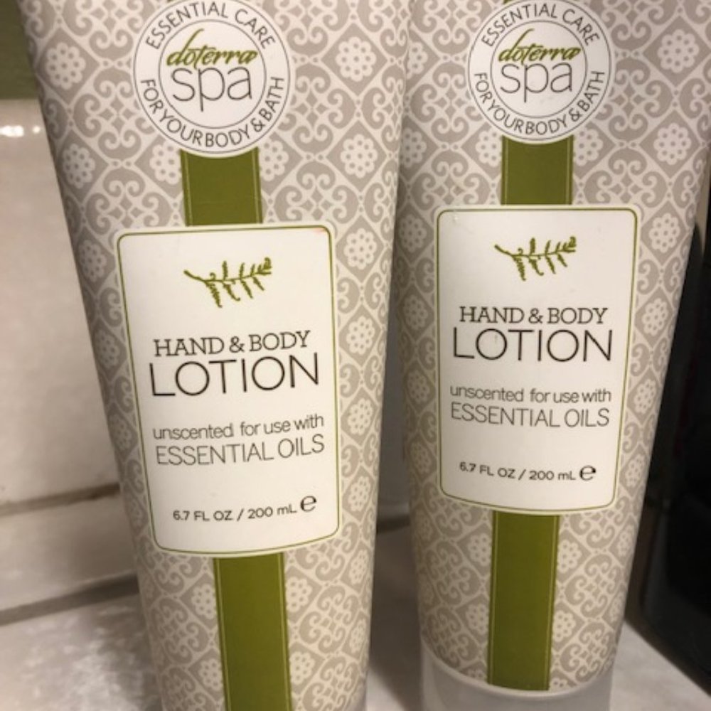 2 NEW Tubes of DOTERRA unscented hand/body lotion